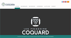 Desktop Screenshot of coquardpresses.com